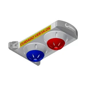 BALIZA AUDIOVISUAL DOBLE *SEÑALIZADOR DOS COLORES *ALIMENTACIÓN 12Vdc