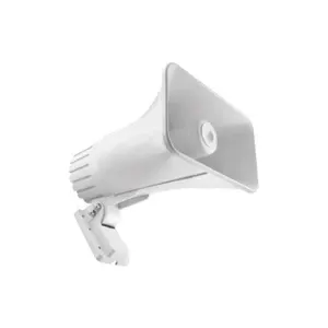 SIRENA DE DOS TONOS PARA EXTERIORES *ALIMENTACIÓN 12V DC *30 WATTS DE POTENCIA *112 DB (± 3DB).