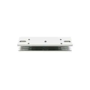 BRACKET U P/CERRADURA 280 KG *BLINDEX/ALUMINIO/METAL *ALUMINIO DE ALTA RESISTENCIA *APERTURA PARA PUERTA DE 90 GRADOS *DIMENSION: 180L*40W*25H(MM)