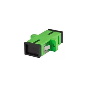 ADAPTADOR DE FIBRA OPTICA SC/APC *VERDE *SIRVE PARA FIBRA OPTICA DROP *MONOMODO O MULTIMODO* PERDIDA MENOR O IGUAL A 0,5*REUTILIZABLE HASTA 10 VECES