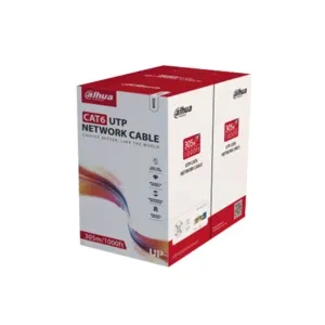 CABLE UTP CAT 6UN 305 METROS *100% COBRE *VAINA =13,5 MPa, AISLAMIENTO =16*POE A LARGA DISTANCIA *COLOR BLANCO * REV EXT PVC *CERTIFICACION CE, CPR, ECA FLAME