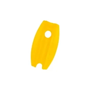 AISLADOR FINAL DE LÍNEA TIPO PERA*COLOR AMARILLO* AISLADOR DE PLÁSTICO*ALTA DENSIDAD*AISLACIÓN MAYOR A 12.000 VOLTIOS (PAQ. 25 UNIDADES).