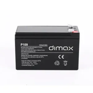 BATERIA SECA RECARGABLE 12V-9A*12VOLTIOS 9AMPERES*IDEAL PARA UPS ON LINE E INTERACTIVOS*SISTEMAS DE RESPALDO