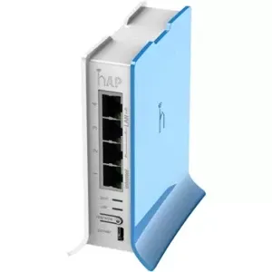 ACCESS POINT HAP LITE TC*FRECUENCIA 2.4GHz *ANTENAS INTEGRADAS 1.5DBI *POTENCIA 22DBM *PUERTO ETH (4)10/100MBPS *LICENCIA NIVEL 4*FUENTE INCLUIDA TIPO MICRO USB