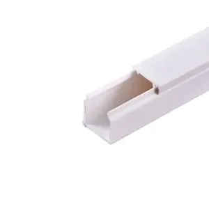 CABLE CANAL PVC 10X10MM, PAQUETE DE 10 UNIDADES, COLOR BLANCO, LONGITUD DE 2 MTS