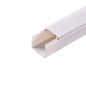 CABLE CANAL PVC 10X15 MM, PAQUETE DE 10 UNIDADES, COLOR BLANCO, LONGITUD DE 2 MTS
