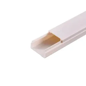 CABLE CANAL PVC 19X39 MM, PAQUETE DE 10 UNIDADES, COLOR BLANCO, LONGITUD DE 2 MTS