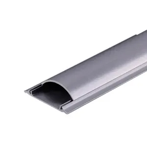 CABLE CANAL DE PISO 20X70 MM, PAQUETE DE 10 UNIDADES, COLOR GRIS, LONGITUD DE 2 MTS