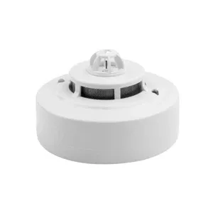 SENSOR DE HUMO DE TECNOLOGÍA FOTOTÉRMICA*HUMO/ CALOR*SE ACTIVA AL DETECTAR LA PRESENCIA DE HUMO O CUANDO LA TEMPERATURA LLEGA A LOS 57°C* (BASE INCLUÍDA).