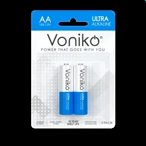 BATERIAS ALCALINAS LR6 AA 2U/PK