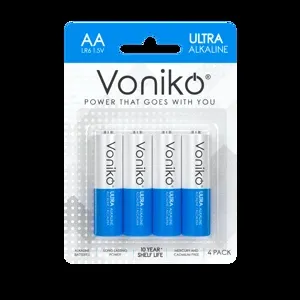BATERIAS ALCALINAS LR6 AA 4U/PK