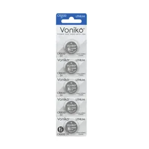 BATERIA DE LITIO TIPO MONEDA CR2032 5U/P